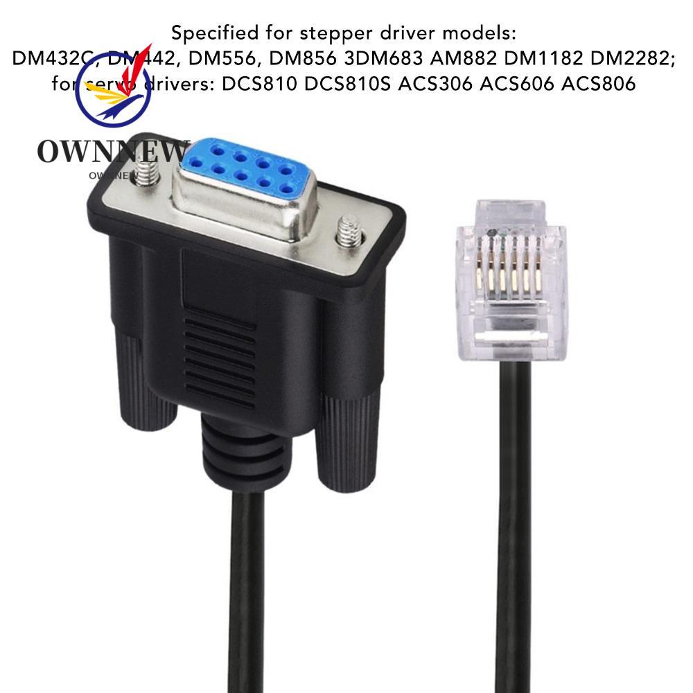 OWNNEW RS232 DB9Pin หญิง RJ11 RJ12, หญิง Plug and Play 6P6C LAN , ป้องกันการรบกวน RS232 ถึง RJ11 RJ1