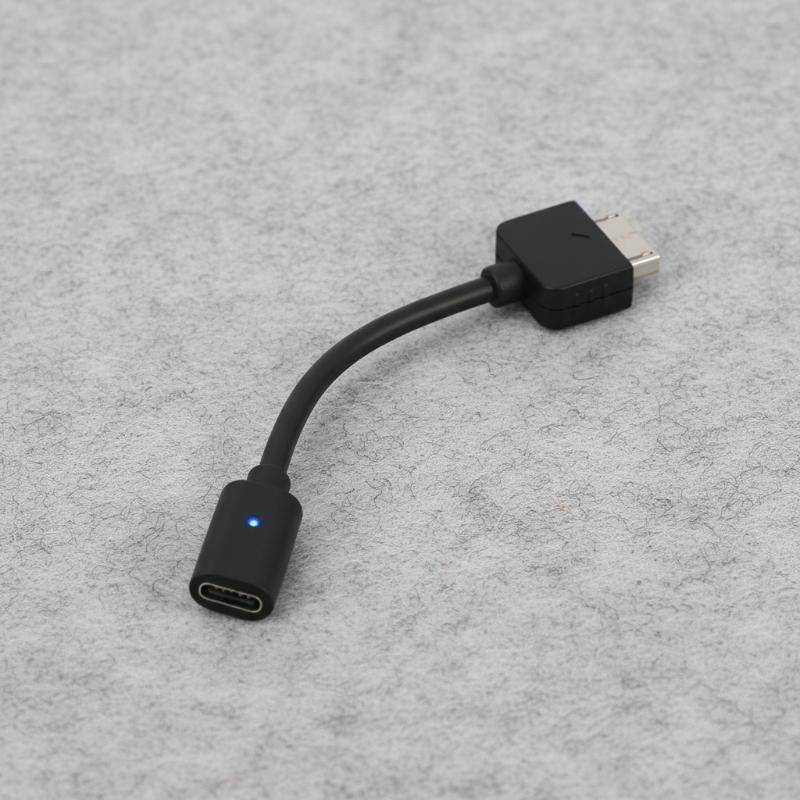 [HENGHOME] TypeC แปลงสายไฟ PD USB C อะแดปเตอร์สายเคเบิลสําหรับ VITA1000 คอนโซล 1 3 ชิ้น Qui Charger การเปลี่ยนสายไฟแบบยืดหยุ่น {TH}