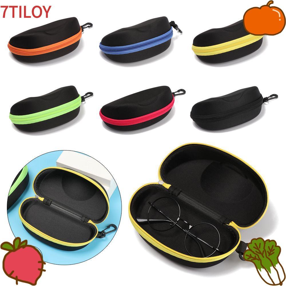 7TILOYSHOP Glasses Portable Holder Vision Care Zipper Box
