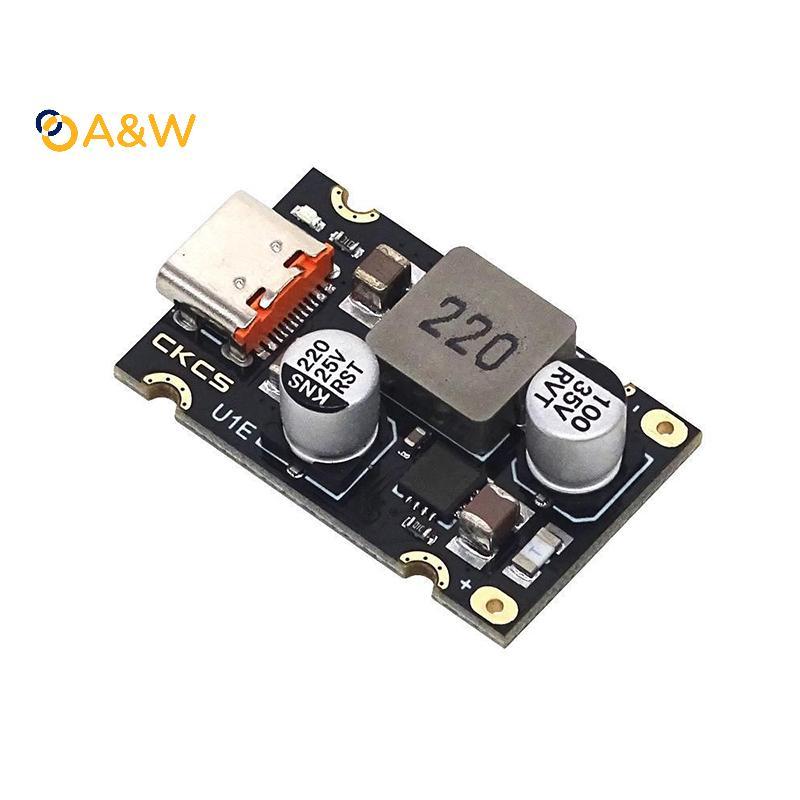 A&W PD65W Fast Charging โมดูล Type-C อินเทอร์เฟซ USB รองรับ PD3.1 QC3.0 SCP PPS Fast Charger 5V 9V 1
