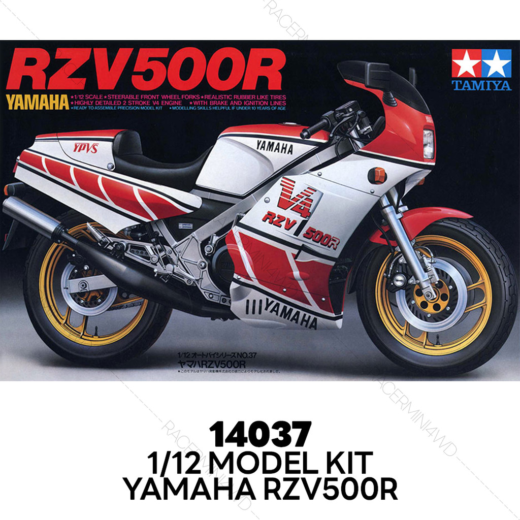 TAMIYA 14037 1/12 Model Kit Yamaha RZV500R