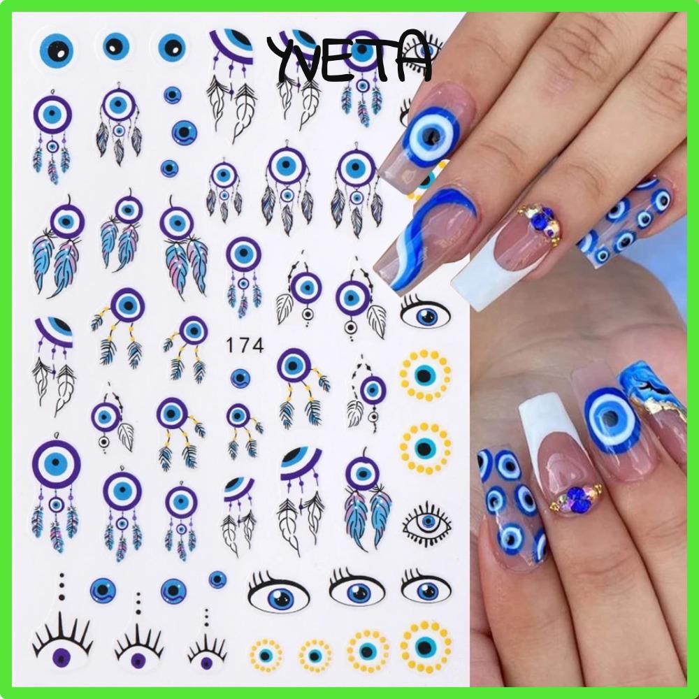 YVETA Nail Art Decal, Dream Catcher Nail Sticker, Nail Accessory Snake Long Lasting Summer Nail Art 