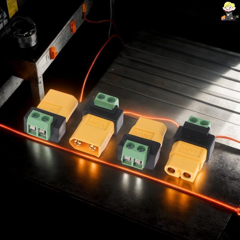 [CLA] XT60 ชายหญิงถึง 2Pin Terminal Adapter Solderless ชาร์จเชื่อมต่อสําหรับ UAV Balance Charger แผงโซลาร์เซลล์รุ่นอุปกรณ์ [TH]