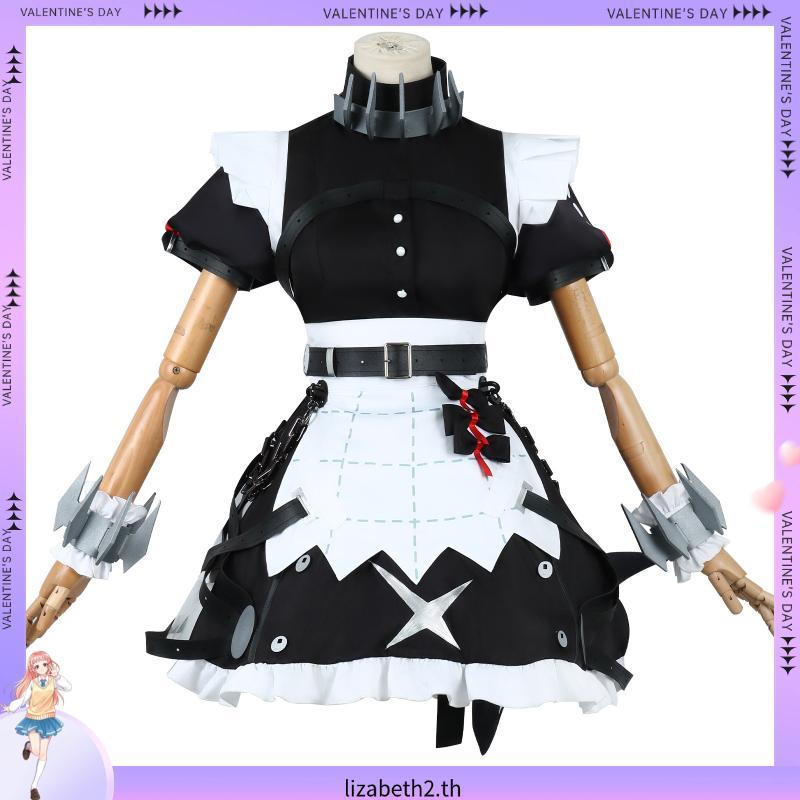 อะนิเมะเกมzenless Zone Zero Ellen Joeคอสเพลย์เสื้อผ้าชุดเครื่องแต่งกายแม่บ้านชุดCosplayเสื้อผ้าRevit