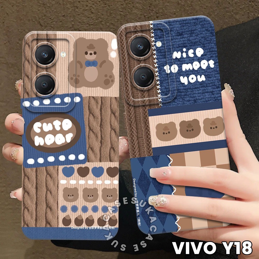 เคสนิ่ม Vivo Y18/ Y03 Y17S Y16 Y11/Y12/Y15/Y17 Y19 Y02 Y20/Y20S/ Y12S Y21/Y21S/Y21A/Y21T/Y21S/Y21T/Y