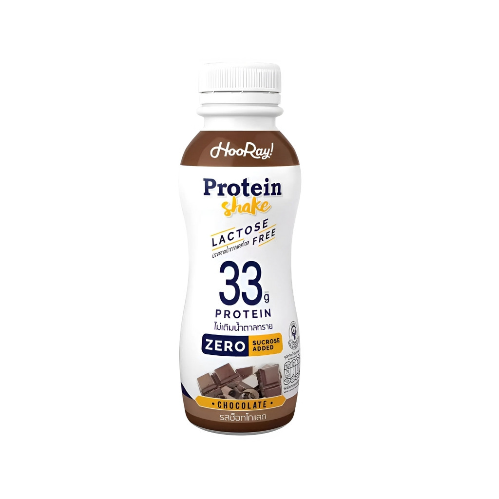 ฮูเร่ โปรตีนช็อกโก (Hooray Protein Shake Chocolate 340ml.)