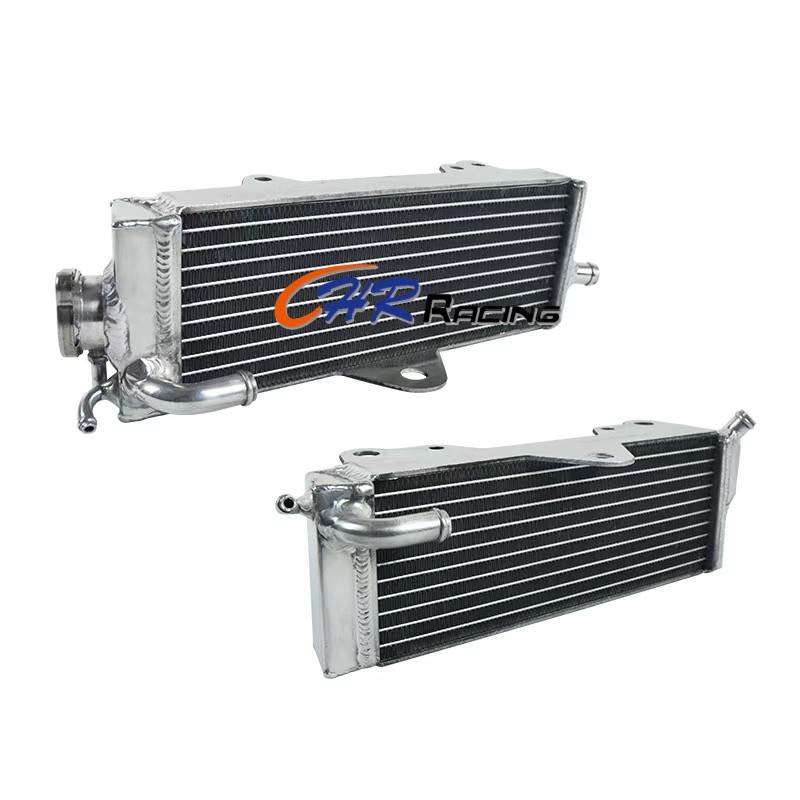 LH&RH หม้อน้ําอลูมิเนียมสําหรับ 1985 1986 1987 1988 HONDA CR500 CR500R CR 500R