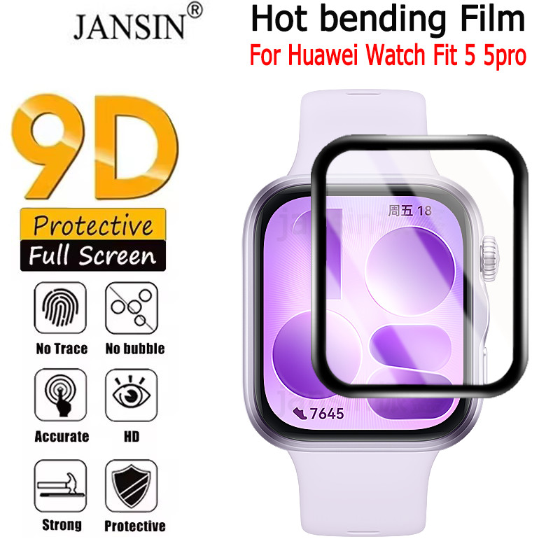 ฟิล์มไฮโดรเจล สําหรับ Huawei Watch Fit 5 5pro 3D Protector HD Full Coverage Film ใหม่