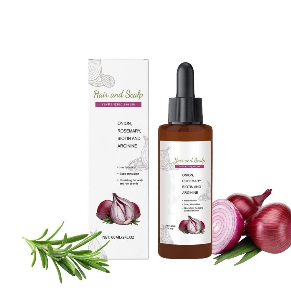 Onion Rosemary Oil Serum for Scalp Care Intensive Scalp Serum Against Hair Loss Nourishing Hair Oil 