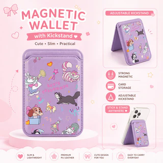 Circus Animal Patterns Wallet for iPhone 17 16 15 14 13 12 pro Max 17promax 17pro Card Phone Holder for Case Pocket Cover
