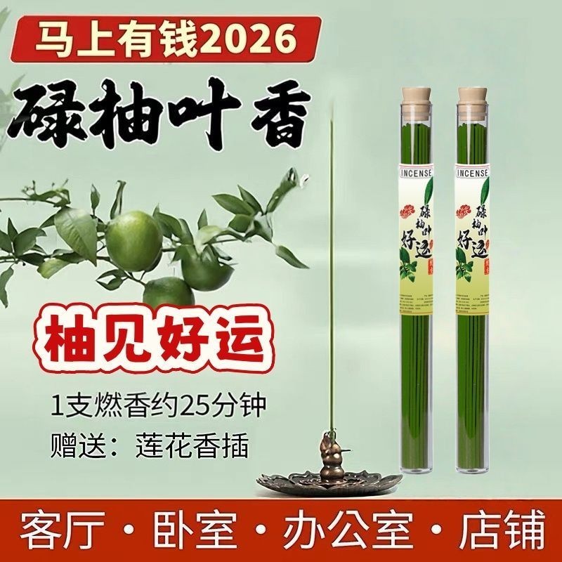Luyou Leaf Purification Magnetic Field Net Home Transport Good Luck Lucky Grapefruit Leaf ลบ Badness