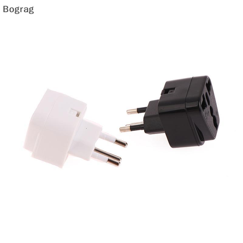[Bogr] 1 PC Universal Copper WD-11A-1 10A 250V EURO UK AU USA EU ถึง Swiss Switzerland 3 Pin AC Powe