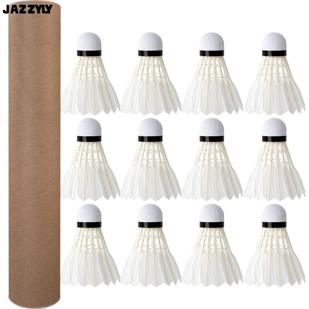 จัดส่งจากไทย! ลูกแบดมินตัน JAZZYLY 3/6/12 ชิ้น ทนทาน สบายใจทุกแมตช์!