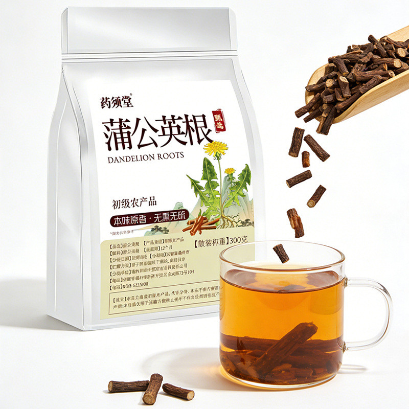 [สต๊อกพร้อม] Dandelion Root 300g Bag Preferred New Product Dandelion Root Granny Ding Root Big Root 