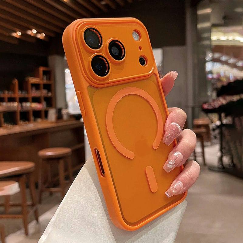 เหมาะสําหรับ ไอโฟน 17 16 15 14 13 12 11 บวก มือโปร สูงสุด17อากาศ 16จ หรูหราแม่เหล็กเคลือบเกราะไร้สายชาร์จโทรศัพท์กรณีที่มีแบบบูรณาการกันกระแทกฮาร์ดปกหลังพร้อมเลนส์ป้ ราคา ถูกที่สุด ดีลบีเคเค แกลเลอรีภาพที่ 3