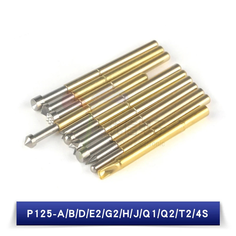 10 ชิ้น/20 ชิ้นฤดูใบไม้ผลิ Test Probe Pogo Pin P125-A P125-B P125-D P125-E2 P125-G2 P125-H P125-J P1