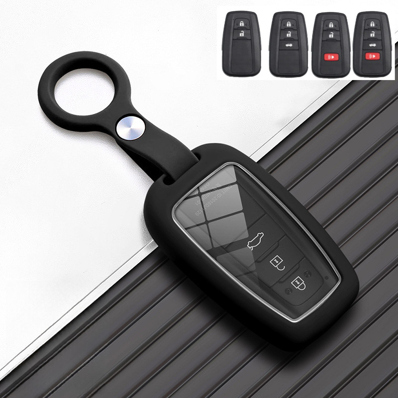 ฝาครอบกุญแจรถ Remote Key Case พวงกุญแจสําหรับ Toyota Altis GR CHR Corolla Cross 2025 2026 Rav4 Key Protector อุปกรณ์เสริม