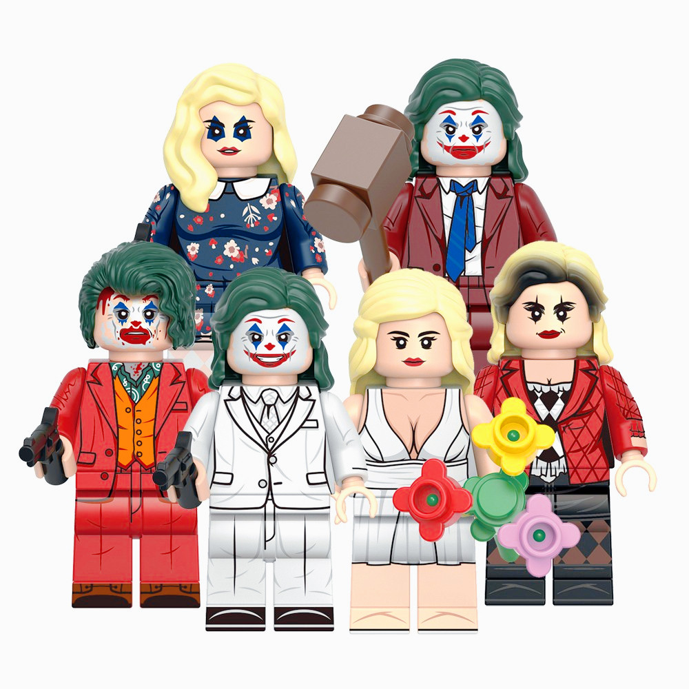 มาใหม่ล่าสุดภาพยนตร์ Joker 2 Harley Quinn Building Blocks รูปของเล่นสําหรับของขวัญเด็ก