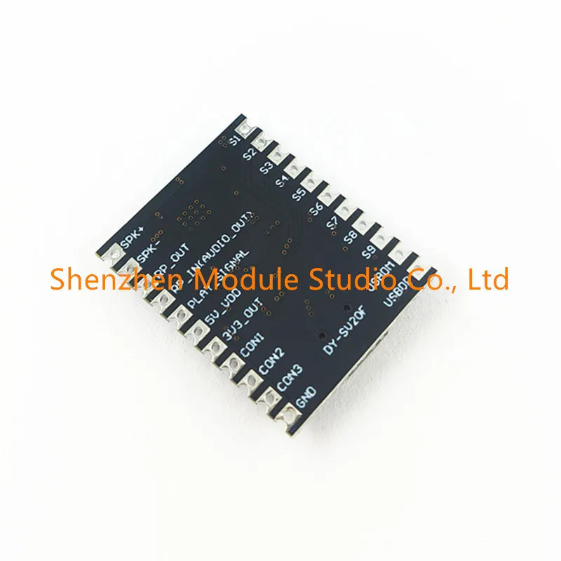 HB DY-SV20F 5W โมดูลเล่นเสียง MP3 WAV เครื่องเล่นเพลง UART I/O Trigger Power Control Board Onboard 3