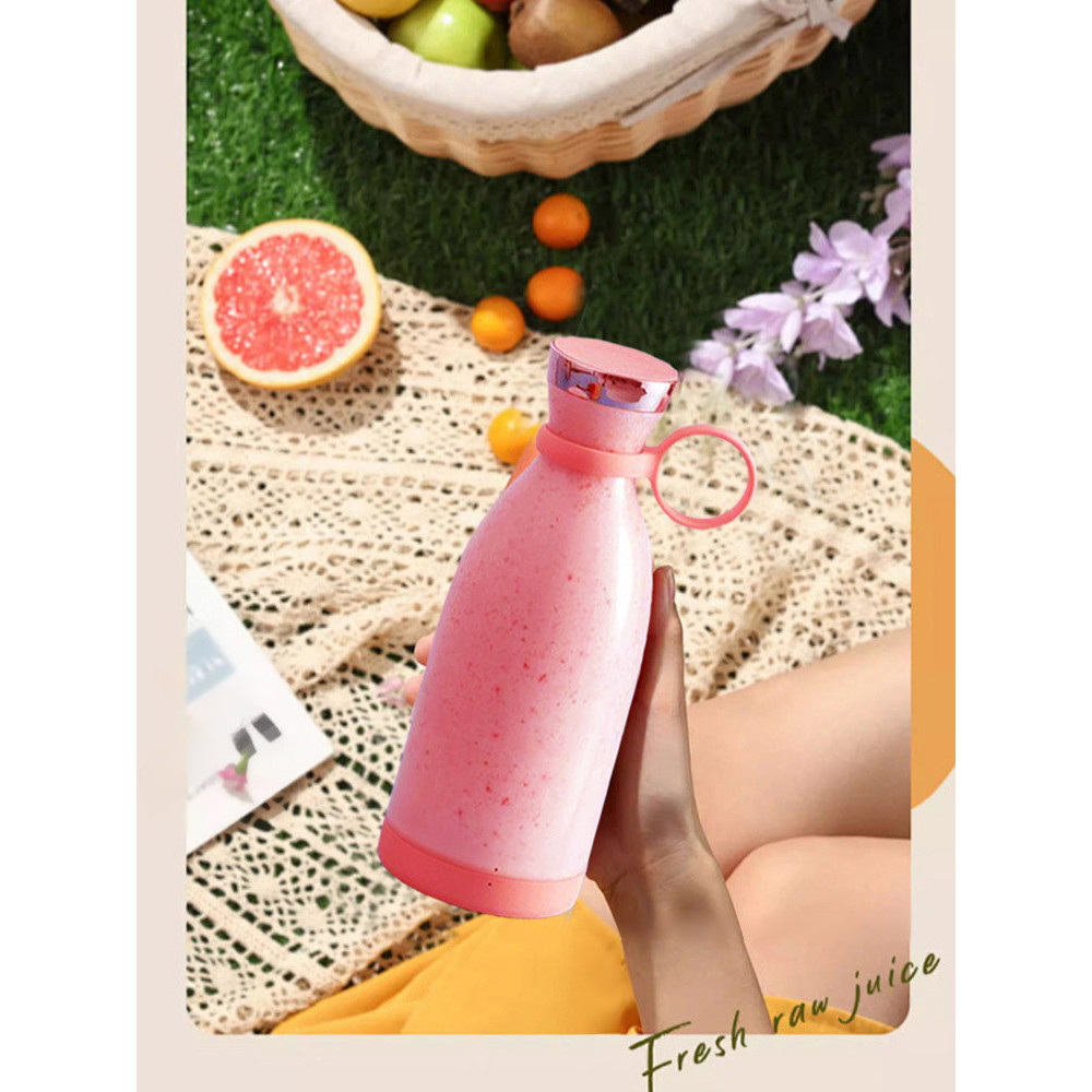สินค้าขายดี  แก้วปั่น ไฟฟ้า แบบพกพา พลาสติก ABS สีชมพู สีเขียว สีขาว ใช้งานง่าย ทำความสะอาดสะดวก เหมาะสำหรับเดินทาง แคมป์ปิ้ง ใช้ในบ้าน ลดกระหน่ำ ราคาพิเศษ ราคา ถูกที่สุด ดีลบีเคเค แกลเลอรีภาพที่ 7