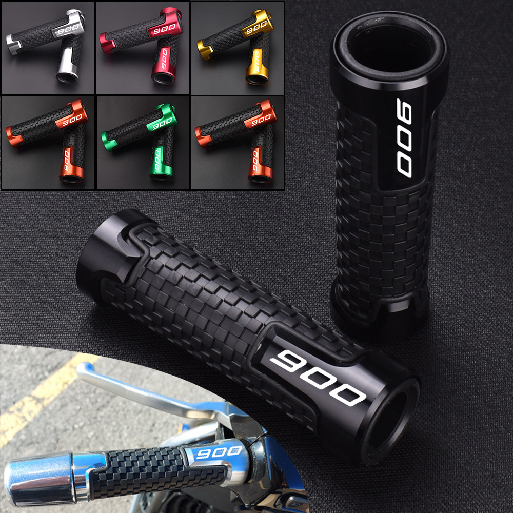 อุปกรณ์เสริมรถจักรยานยนต์ Hand Grips อลูมิเนียมยาง 22 มม.สําหรับ Kawasaki Z900 Z900RS Z900SE Z-900 Z