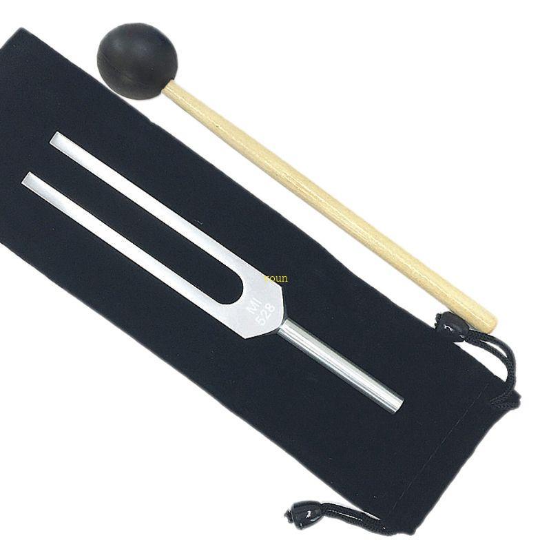 Youn ส้อมจูนเกรดทางการแพทย์ 528Hz อลูมิเนียมอัลลอยด์ Sensory Tuning Fork Magnetic