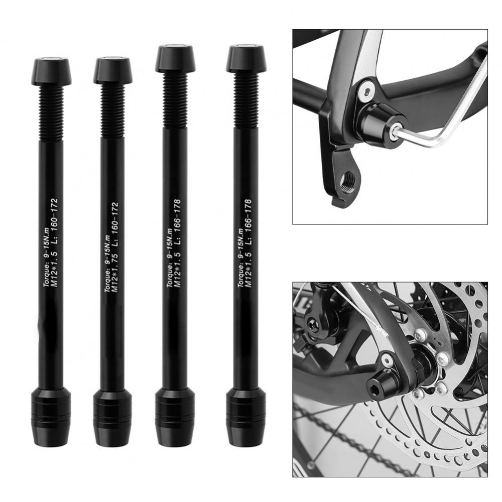 เพลาจักรยานเสือหมอบปรับความกว้างได้ CNC Precision Machining Bike Trainer Axle