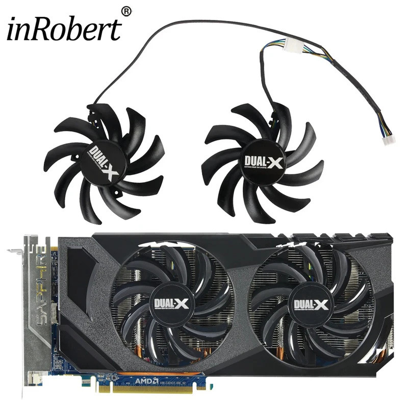 85MM FDC10H12S9-C FD7010H12S T129215SU Cooler พัดลมสําหรับ Sapphire R9 290 R9 280X HD7870 HD7970 HD7