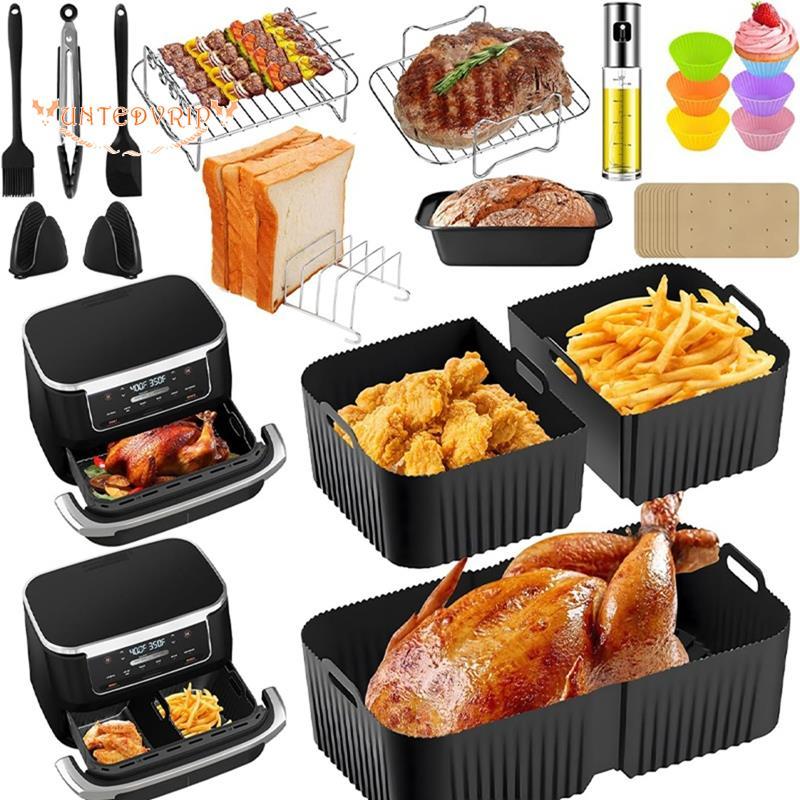 [Quick U]อุปกรณ์เสริม Airfryer สําหรับ Foodi Flexdraler 10.4 L Hot Air Fryer AF500EU AF500EUCP,ซิลิโ
