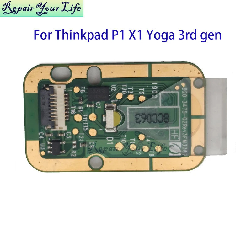 FZFingerprint โมดูลสําหรับ Lenovo ThinkPad P1 X1 โยคะ 3rd Gen X1 Extreme 20MG แล็ปท็อป Touch Finger 