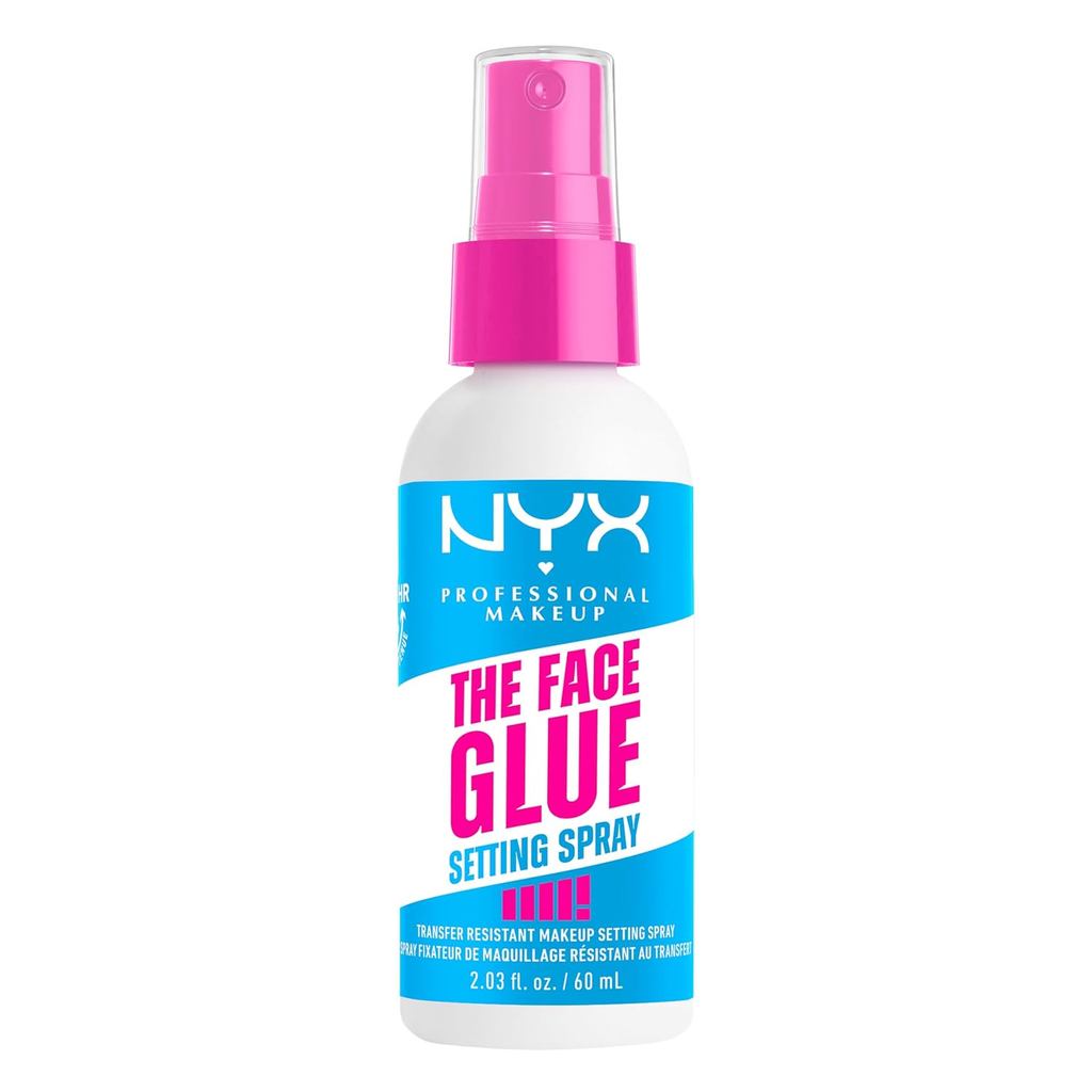 NYX Professional Makeup Facial Glue Makeup Fixing Spray, Anti-Transfer Waterproof Makeup Fixing Spra