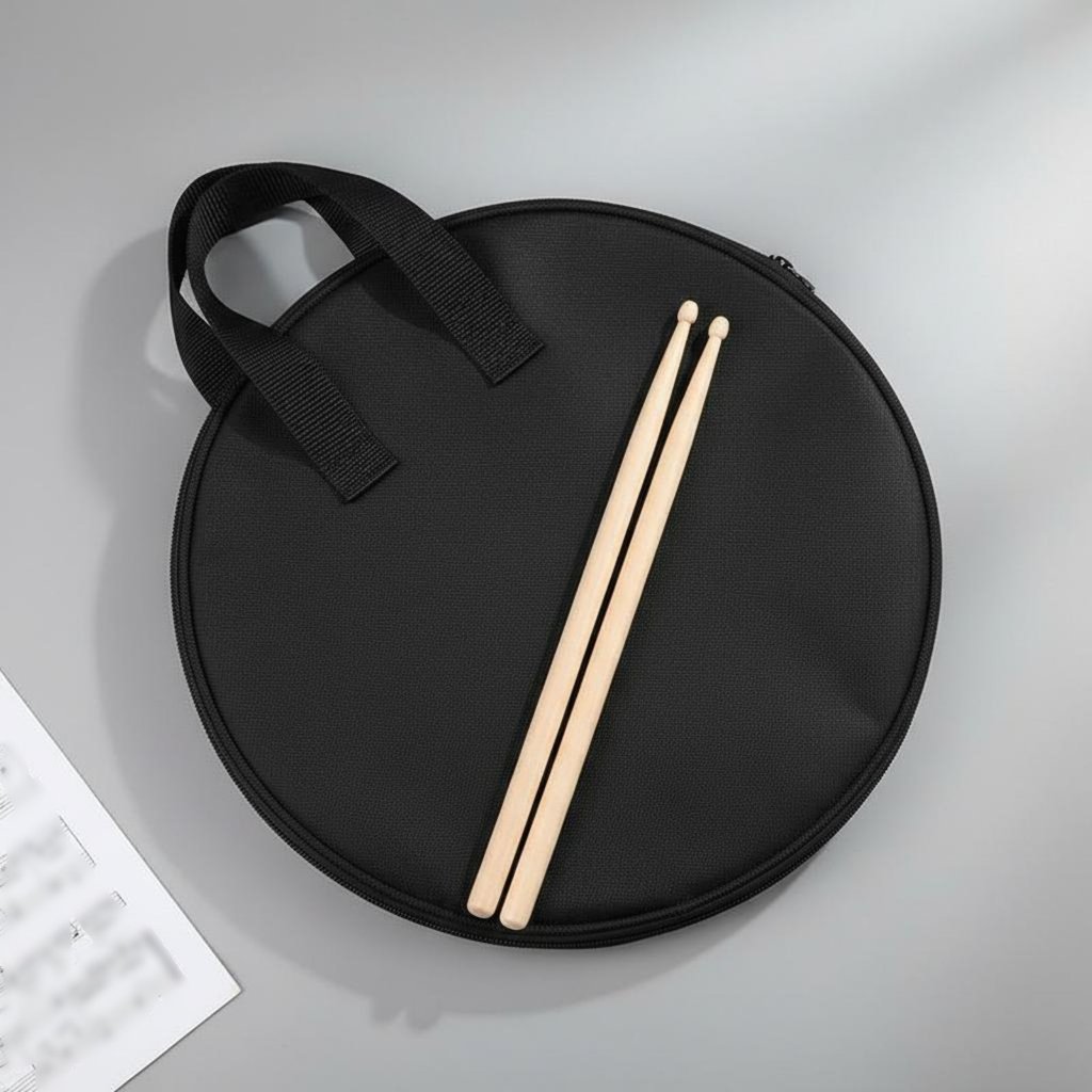 กันน้ํา 12 นิ้วกลอง Pad กระเป๋า Drumstick กระเป๋ากลอง Pad กระเป๋าถือเบาะสําหรับ Drummers
