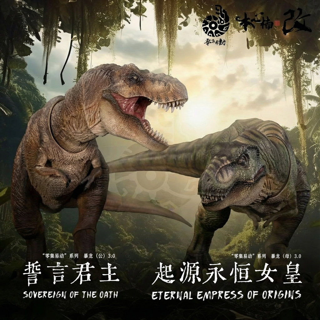 [Tyrannosaurus Rex] Benxin Nan Changed Zero Collection Easy-to-Dynamic Tyrannosaurus Rex 3.0 Tyranno