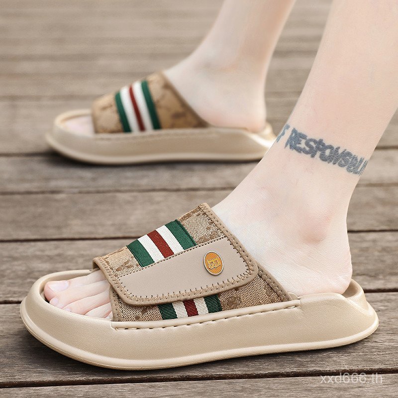 Ruiba รองเท้าแตะฤดูร้อนรองเท้าผู้ชาย Flip-Flops ขนาดคู่