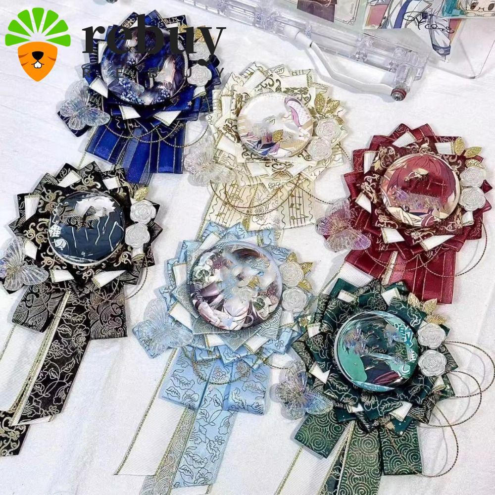 REBUY อะนิเมะผู้ถือป้าย,น้ําหนักเบาคอสเพลย์ตกแต่ง Pins ฐานแสดง, Ita กระเป๋าเติมป้ายดอกไม้ Pin Protec