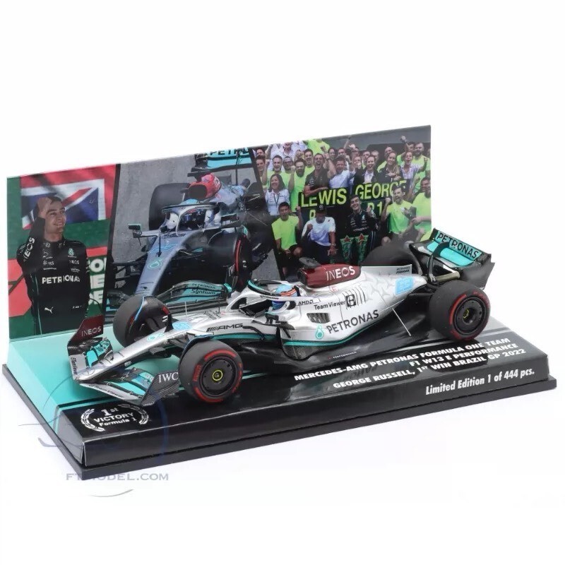 [สต๊อกพร้อม ติดต่อหากคุณมีคําถามใดๆ] [Russell F1 First Crown] รางวัล F1 Brazil Grand George Russell 