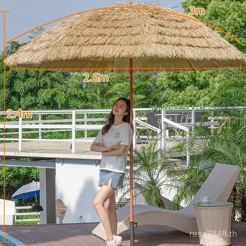 ร่มฟางชายหาดขนาดใหญ่ ร่มสนามกลางแจ้ง thumbnail 7