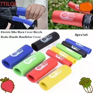 7ติโลช็อป 4ชิ้น/เซ็ตฮอร์นปก,5สีฟองน้ําถุงมือจักรยานไฟฟ้า,ปลอกแฮนด์อุปกรณ์มอเตอร์ไซค์