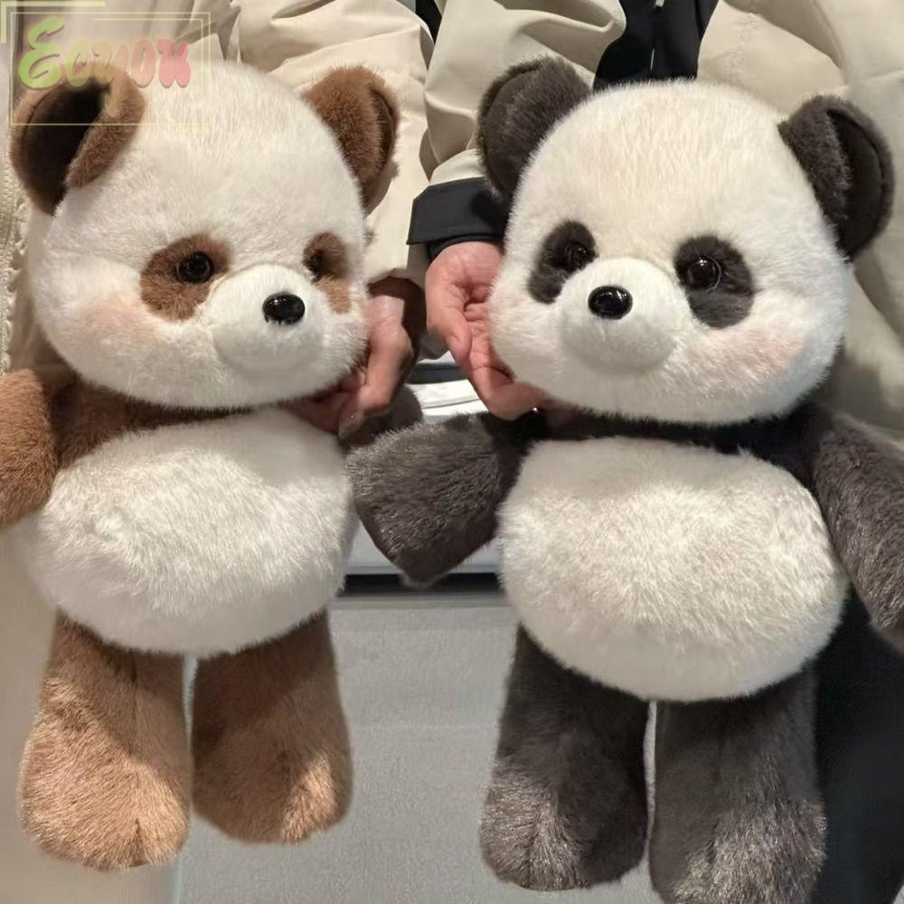 ECYOU ตุ๊กตาสัตว์ตุ๊กตาหมอน, ตุ๊กตาอารมณ์สนับสนุน Run ของเล่นตุ๊กตา, Creative Fluffy Panda ตุ๊กตาปุย