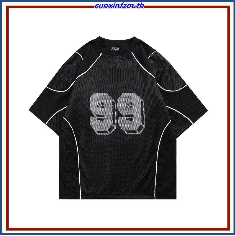 URTHE - เสื้อยืด แขนยาว Oversize รุ่น EVERYDAY RACER