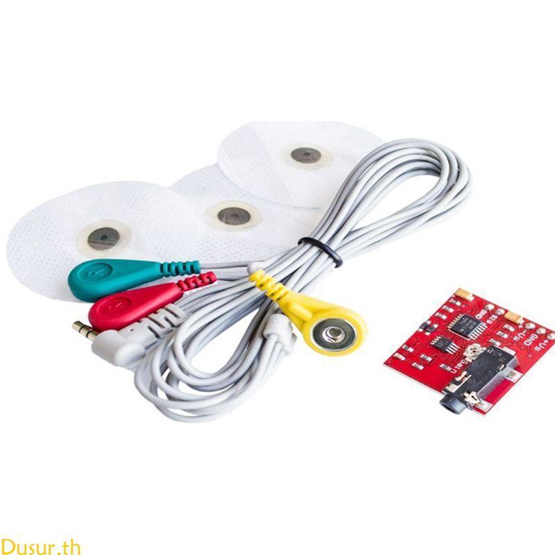 Dusur Professional Muscle Signal Sensor โมดูลเซ็นเซอร์ EMG ทนทานสําหรับคอนโทรลเลอร์ชุดอุปกรณ์เสริม