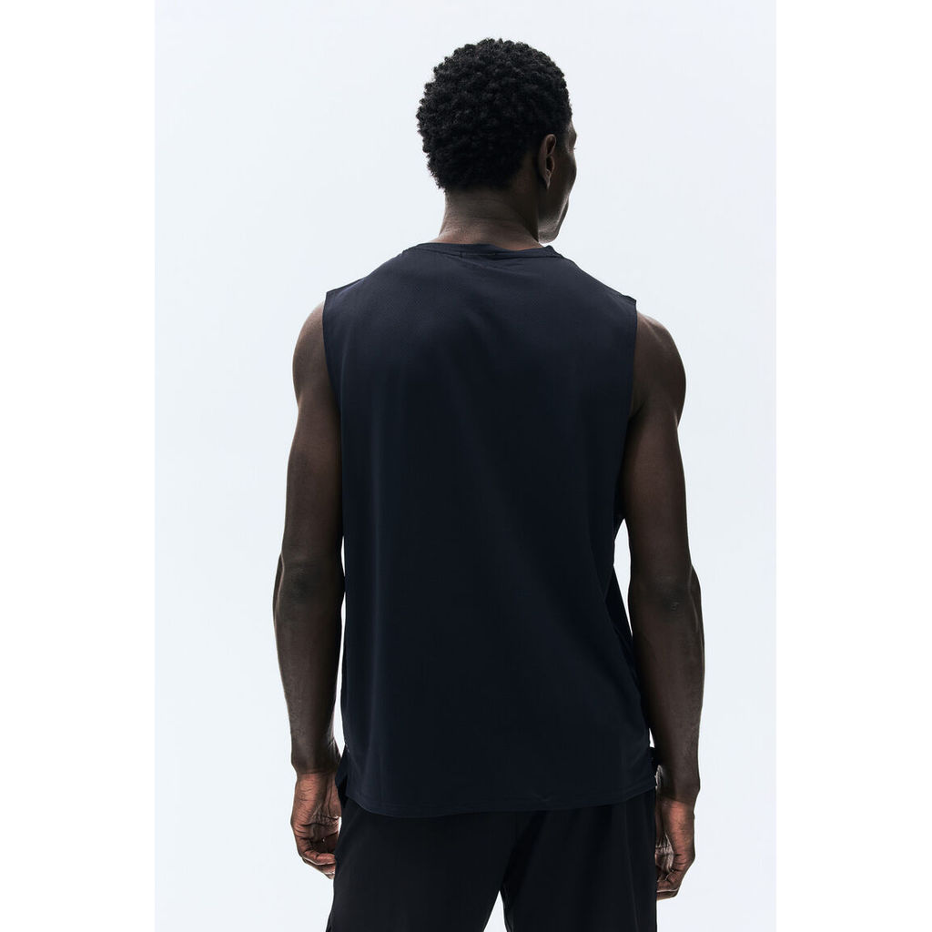 H&M(เอชแอนด์เอ็ม) เสื้อแขนกุดทรงสปอร์ตทรงปกติ พร้อมเทคโนโลยี DryMove™ Men Regular Fit Sports vest to 1315439_4