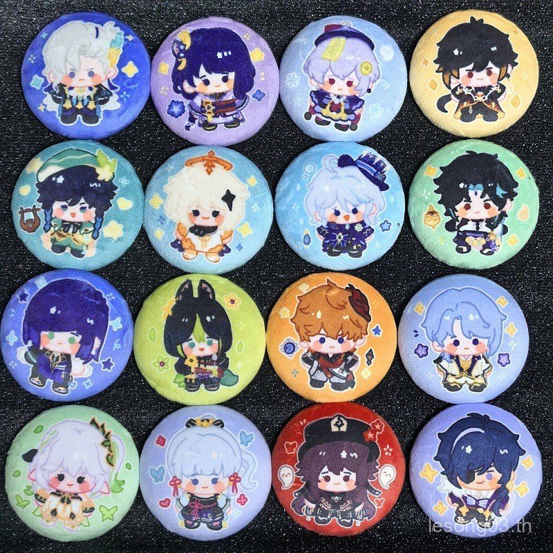 ((ที่ได้รับอนุญาต) Fan Anime Plush Bar เข็มกลัด F8KP