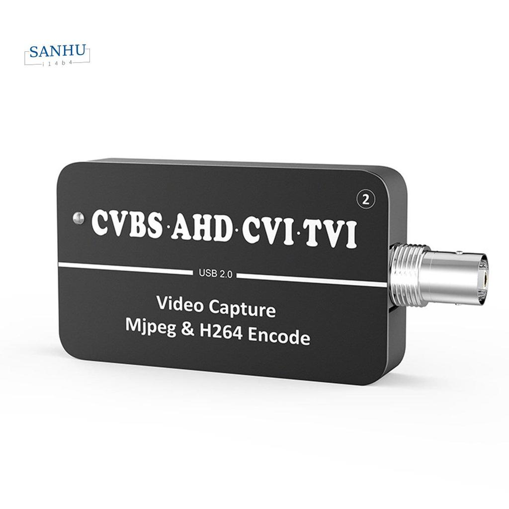 1 PCS LCC261 1080P CVBS ถึง USB การ์ดจับภาพวิดีโออลูมิเนียมสีดํา 264 และ MJPEG สองลําแสง Encoder AHD