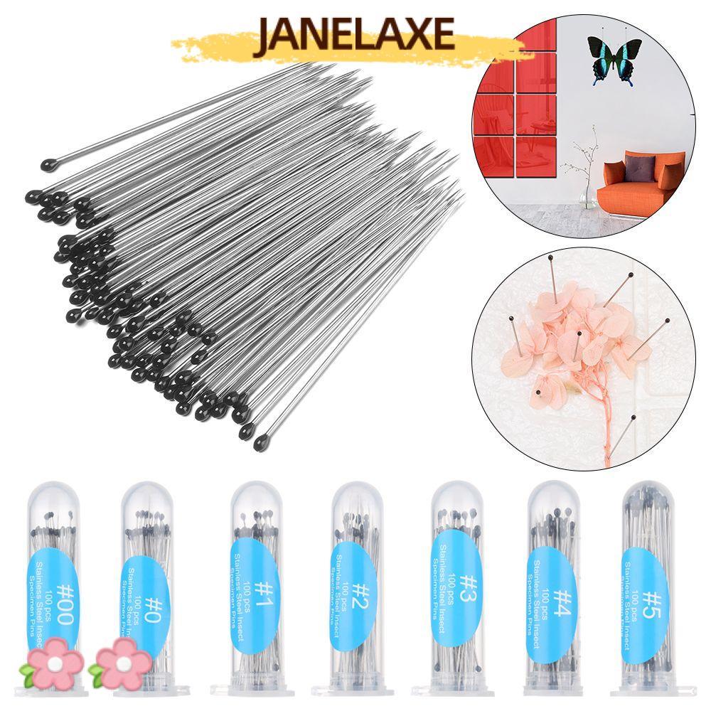 JANELAXE932JN 100 ชิ้นเข็มอาการโทมาวิทยา Lab อุปกรณ์เสริมความแข็งสูงตัวอย่าง Pins