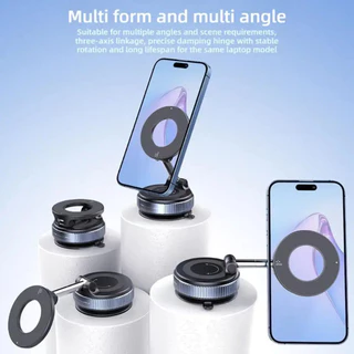 Wonew 360 องศาพับหมุนแรงดูดแม่เหล็กรถยึดโทรศัพท์สำหรับโต๊ะทำงาน / ห้องน้ำ / ผู้ถือรถสากล