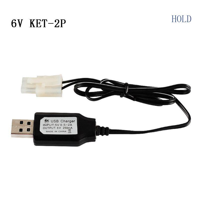 ฤดูร้อน RC รถ ShipRobot Charger EL-2P JST-2P L6 2-2P 3 5MM SM-2P 6V Charger USB