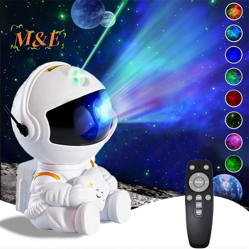 [M&E] Star Projector Galaxy Night Light นักบินอวกาศ Space Projector Starry Nebula โคมไฟเพดาน LED สํา
