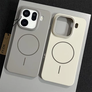 ขายร้อนสําหรับ OPPO Find X9s X9 X8s X8 Pro/Ultra X8s Plus ผิวแม่เหล็กรู้สึกเคสโทรศัพท์บางเฉียบสไตล์เกาหลีสีลูกกวาดปกเดิม