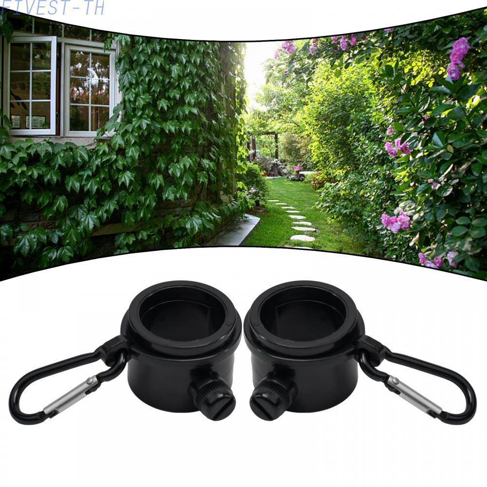 ⭐FIVESTARS⭐2 Pack Flag Pole Rings Lightweight Aluminum Alloy Easy Flag Attachment